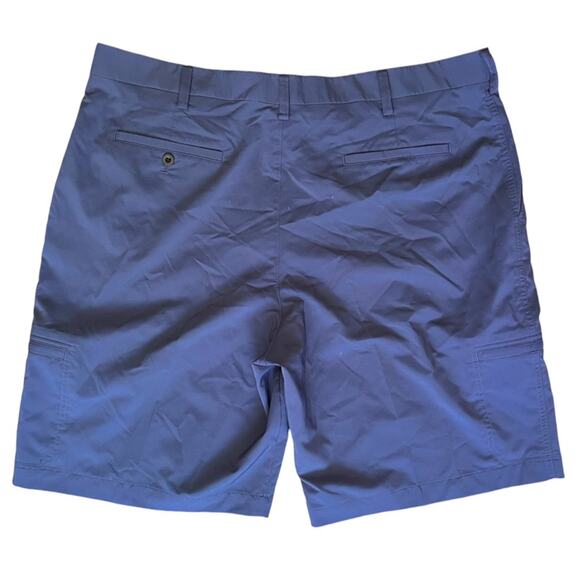 NIKE Golf Athletic Chino Shorts Mens 40x10 Blue Flat Front Stretch Performance - Picture 3 of 9
